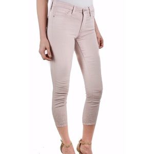 Ag Adriano Goldschmied Jeans - AG dusty pink skinny jeans Ag Adriano Goldschmied Jeans - AG dusty pink skinny jeans